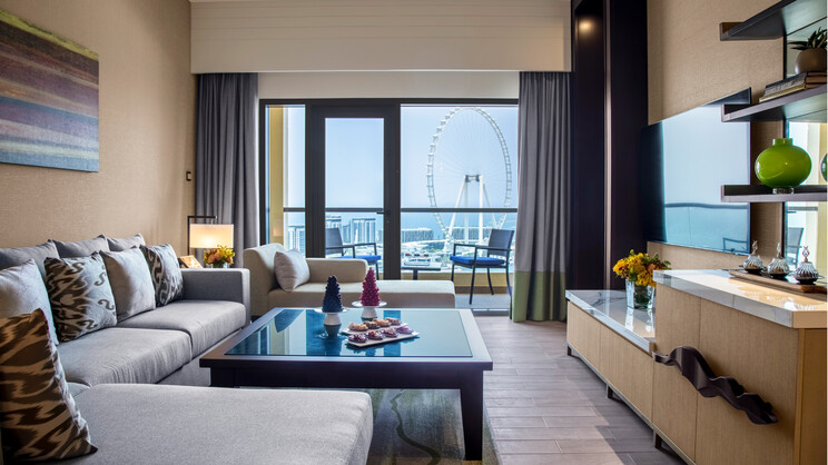 Sea Front Two Bedroom Suite with Balcony & Lounge